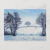 A Winters Walk Briefkaart (Voorkant)