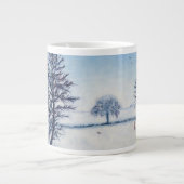 A Winters Walk Grote Koffiekop (Voorkant)