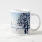 A Winters Walk Grote Koffiekop (Rechts)