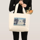 A Winters Walk Grote Tote Bag (Voorkant (product))