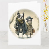 A Winters Walk Kaart (Gele Bloem)