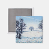 A Winters Walk Magneet (Voorkant / Achterkant)