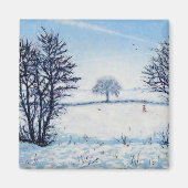 A Winters Walk Magneet (Voorkant)