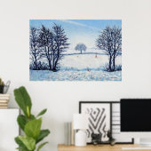 A Winters Walk Poster (Thuiskantoor)