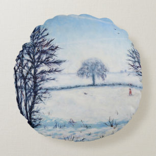 A Winters Walk Rond Kussen