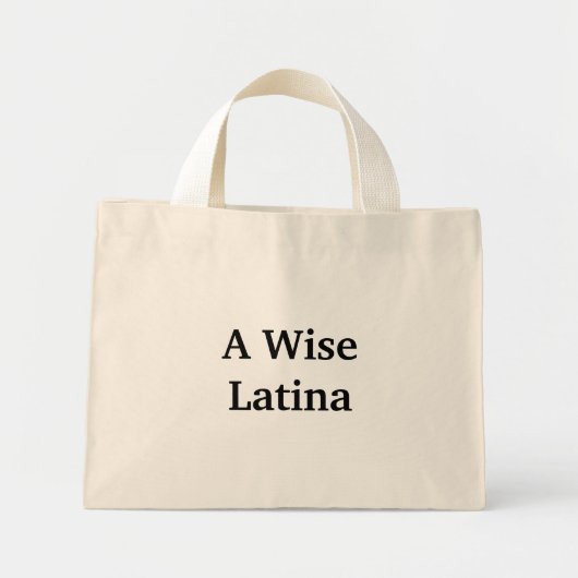 A Wise Latina Tas (Voorkant)