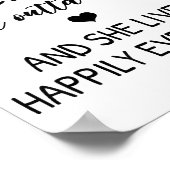 A Wise Woman Once Said Funny Feminist Quote Gift  Poster (Hoek)