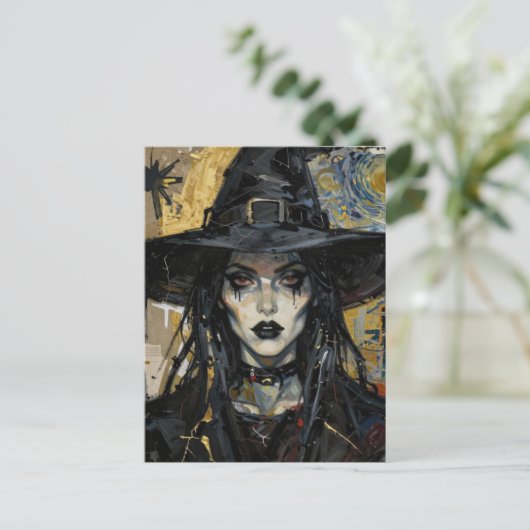 A Witch  Briefkaart (Staand voorkant)