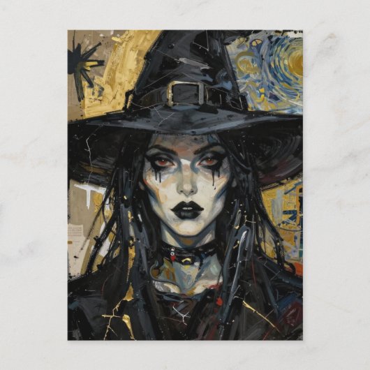 A Witch  Briefkaart (Voorkant)