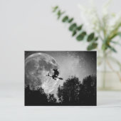 A Witches Broom Ride Briefkaart (Staand voorkant)