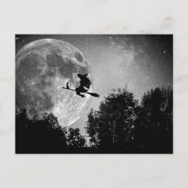 A Witches Broom Ride Briefkaart