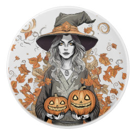 A witch's love keramische knop