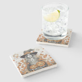 A witch's love stenen onderzetter (Zijkant)