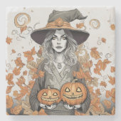 A witch's love stenen onderzetter (Voorkant)