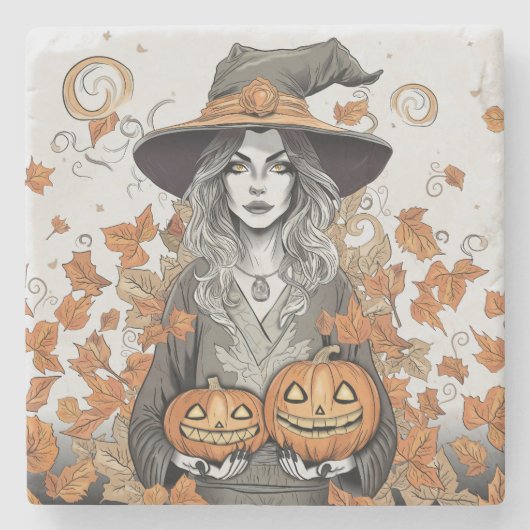 A witch's love stenen onderzetter (Voorkant)