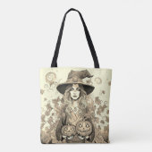 A witch's love tote bag (Achterkant)