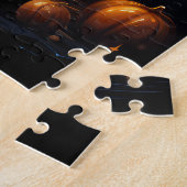 A Witchy Dark Cat Legpuzzel (Zijkant)