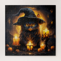 A Witchy Dark Cat