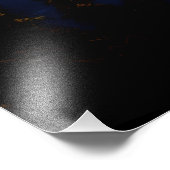 A wolf  foto afdruk (Hoek)