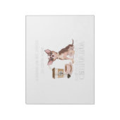 a woman can not survive on kluis alone she also notitieblok (Linkerzijde)