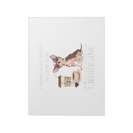 a woman can not survive on kluis alone she also notitieblok (Linkerzijde)