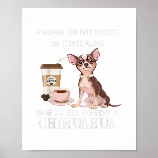 a woman can not survive on kluis alone she also poster (Voorkant)