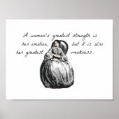 A woman's greatest strength... poster (Voorkant)