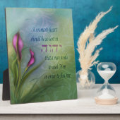 A Womans Heart - Calla Lily Fotoplaat (Zijkant)