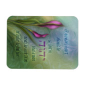 A Womans Heart - Calla Lily Magneet (Horizontaal)