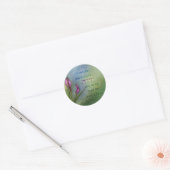 A Womans Heart - Calla Lily Ronde Sticker (Envelop)