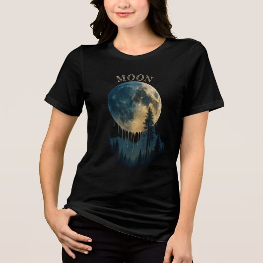 A wonderful and beautiful shirt for moon lovers. (Voorkant)