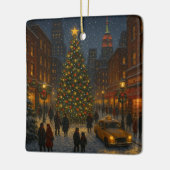 A wonderful Christmas night in New York Keramisch Ornament (Links)