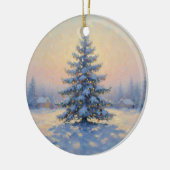 A wonderful Monet-style Christmas tree Keramisch Ornament (Links)