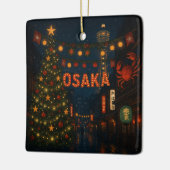 A wonderful nighttime Christmas in Osaka Keramisch Ornament (Links)