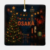 A wonderful nighttime Christmas in Osaka Keramisch Ornament (Achterkant)