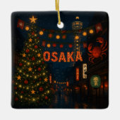 A wonderful nighttime Christmas in Osaka Keramisch Ornament (Voorkant)