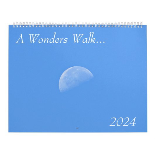 A Wonders Walk... 2024 Grote Muurkalender Kalender (Hoes)