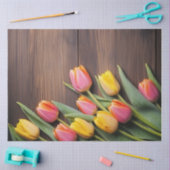 A Wood and Tulip Series Design #8 Tissuepapier (Craft)