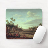 A Wooded River Landscape, 1646 Muismat (Met muis)