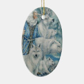 A Woodland Kerstland Keramisch Ornament (Rechts)