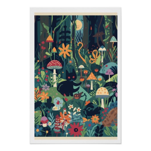 A woodland scene poster (Voorkant)