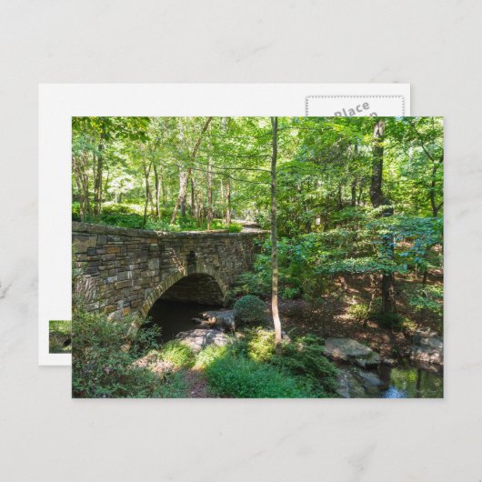 A Woodlands Walkway Bridge Briefkaart (Voorkant / Achterkant)