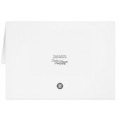 A Woodlands Walkway Bridge Dank je kaart (Achterkant Horizontaal)