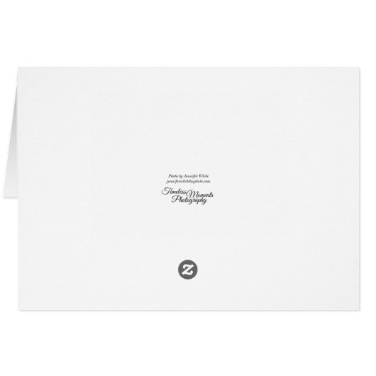 A Woodlands Walkway Bridge Dank je kaart (Achterkant Horizontaal)