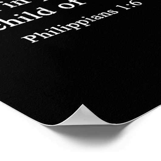 A Work In Progress Philipans 1_6 Christian Faith  Poster (Hoek)