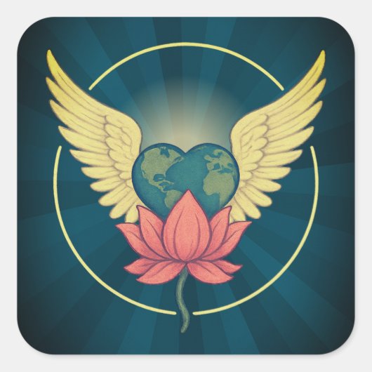 A World Held in Love Sticker (Voorkant)