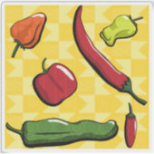 A World of Chili Peppers Contour Sticker (Voorkant)