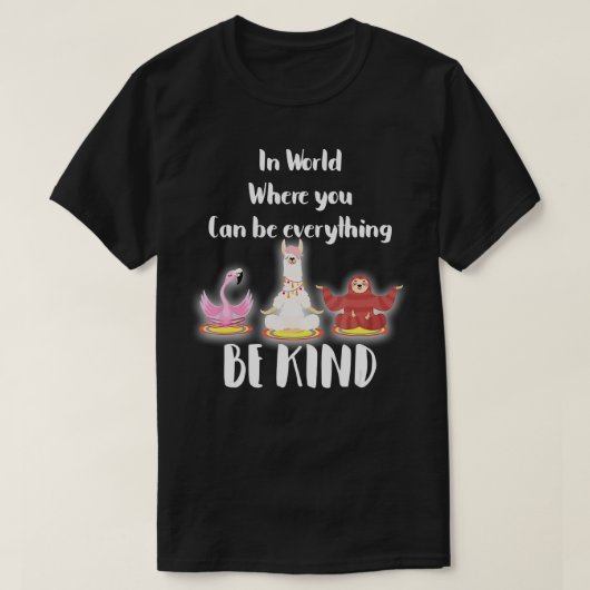 a world of kindness Unity Day anti-bullying choose T-shirt (Design voorkant)