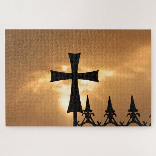 A Wrought-iron Cross Legpuzzel (Horizontaal)
