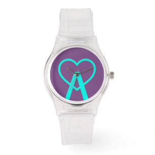A&X Roze A~Heart Watch Horloge